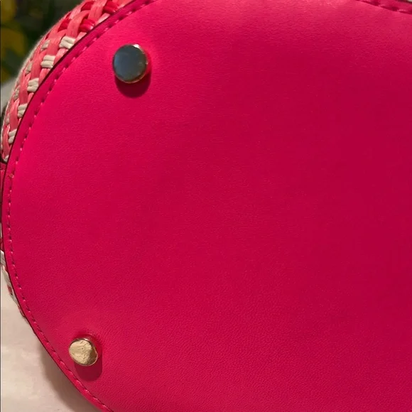 Kate Spade New York Wild Rose Cruise Gingham Wovan Plaid Tote - Picture 14 of 16